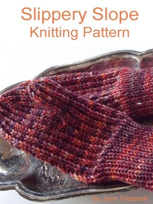 cover image of Slippery Slope Mitten Knitting Pattern